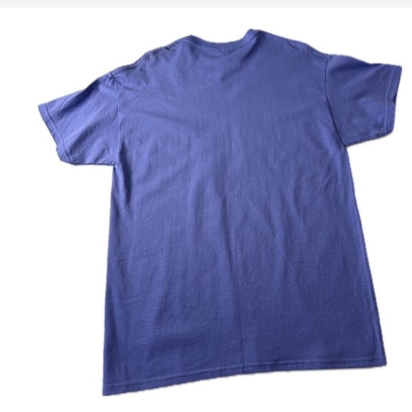 VTG NEWFOUNDLAND Dog Newfie Breed ♥️ LOVE purple Cotton T-Shirt Tee Unisex SZ L - Picture 5 of 6